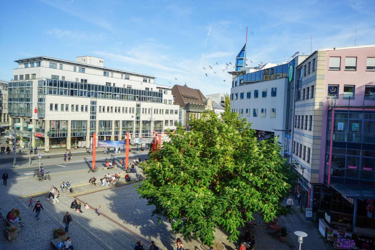 3-Raum City-Appartement Jena Bagian luar foto